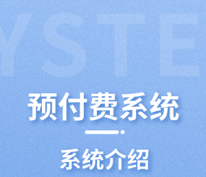 預(yù)付費系統(tǒng)